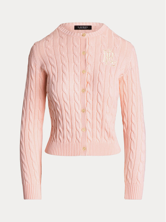 LAUREN RALPH LAUREN Lauren Ralph Lauren Strickjacke 200932225004 Rosa Slim Fit