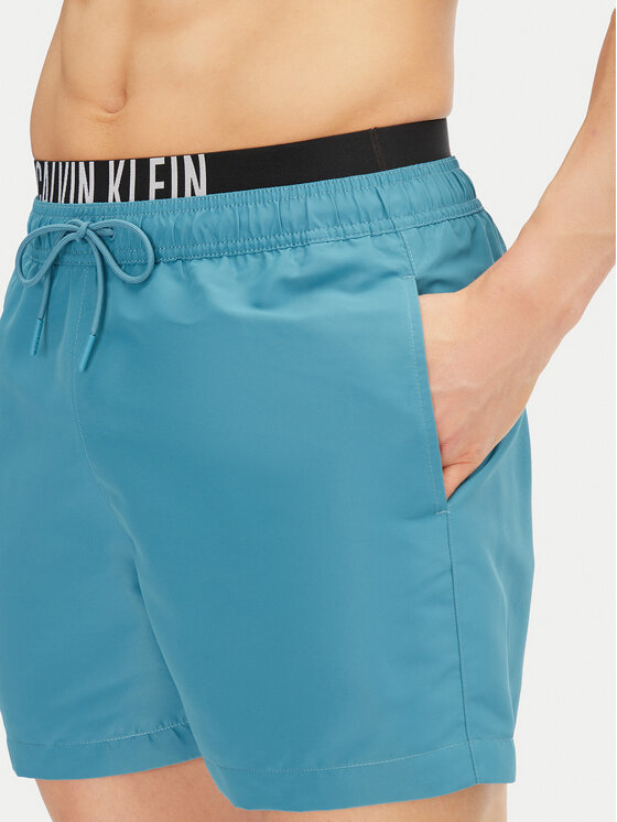 Calvin Klein Swimwear Calvin Klein Swimwear Шорти для плавання KM0KM01093 Голубий Regular Fit