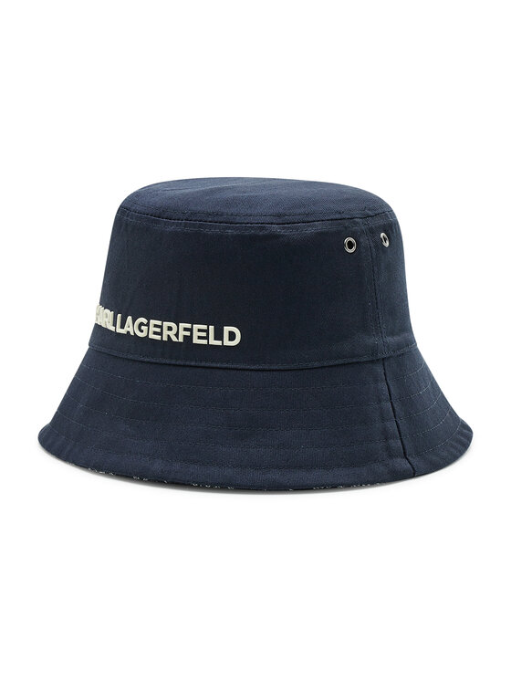 KARL LAGERFELD Klobuk Bucket 221W3409 Mornarsko Modra