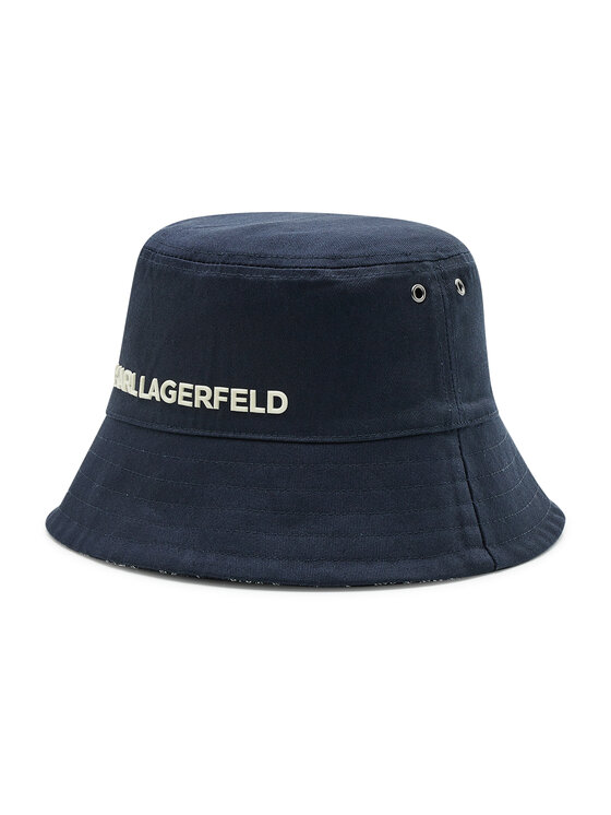 Pălărie KARL LAGERFELD Bucket 221W3409 Bleumarin