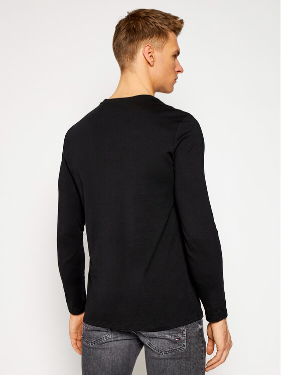 Guess Guess S dlhými rukávmi M1RI31 I3Z11 Čierna Slim Fit