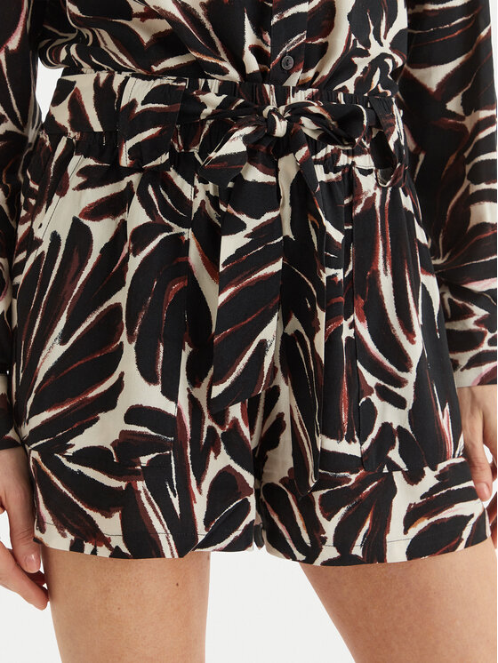 ONLY ONLY Medžiaginiai šortai Nova 15317850 Juoda Regular Fit