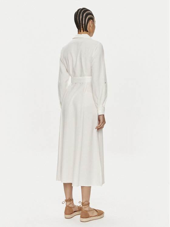 ONLY ONLY Haljina košulja Callie 15318799 Bijela Regular Fit