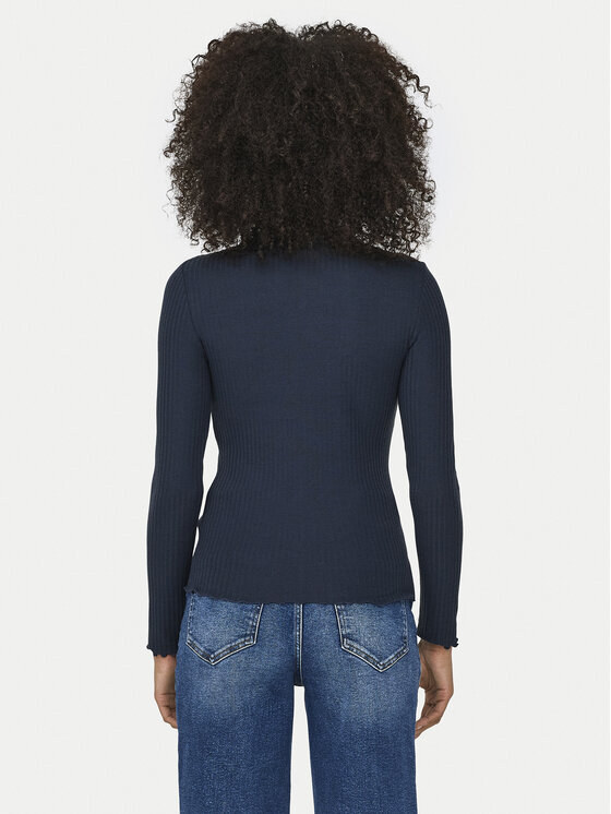 ONLY ONLY Blúzka Emma 15180040 Modrá Slim Fit