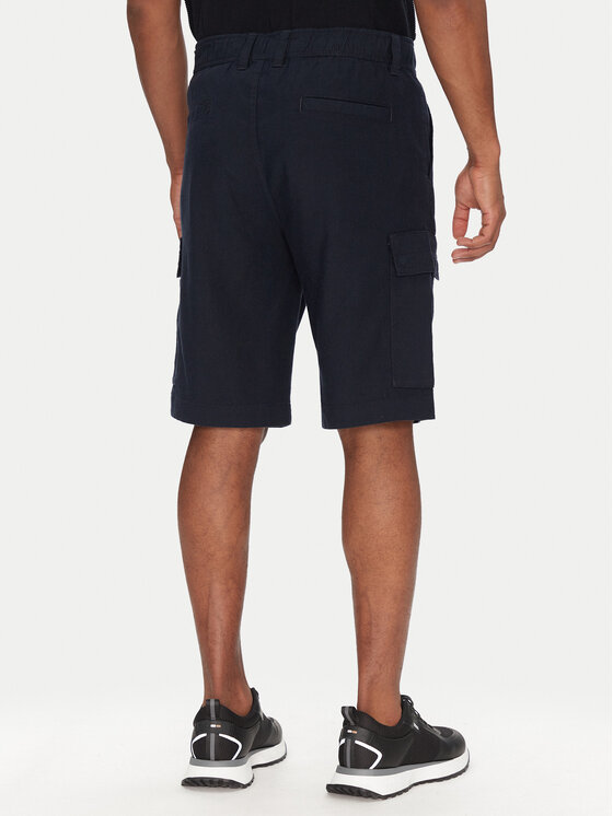 BOSS BOSS Szövet rövidnadrág Sisla-9 50536888 Sötétkék Slim Fit