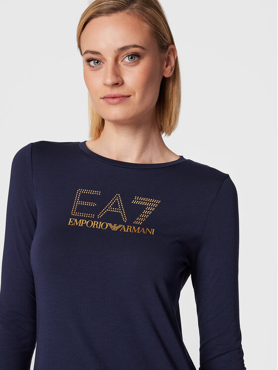EA7 Emporio Armani EA7 Emporio Armani Majica 8NTT51 TJDQZ 1554 Tamnoplava Regular Fit