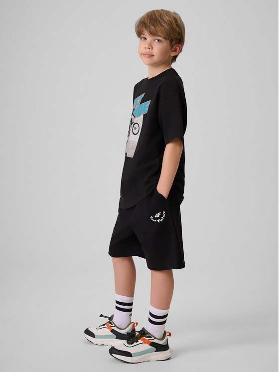 4F 4F Szorty sportowe SKATE & RIDE Czarny Regular Fit