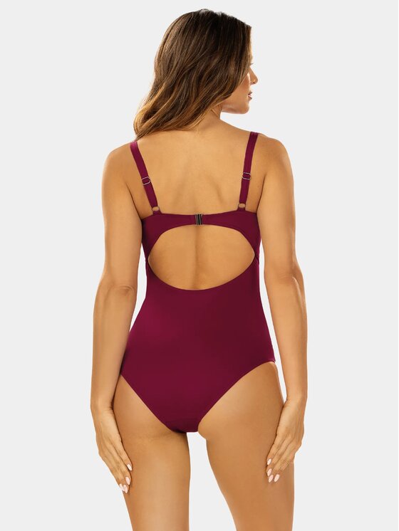 Feba Feba Costume da bagno F32B Bordeaux