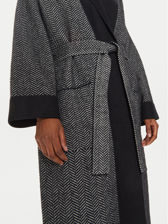 ViCOLO ViCOLO Palton 22007S Negru Regular Fit