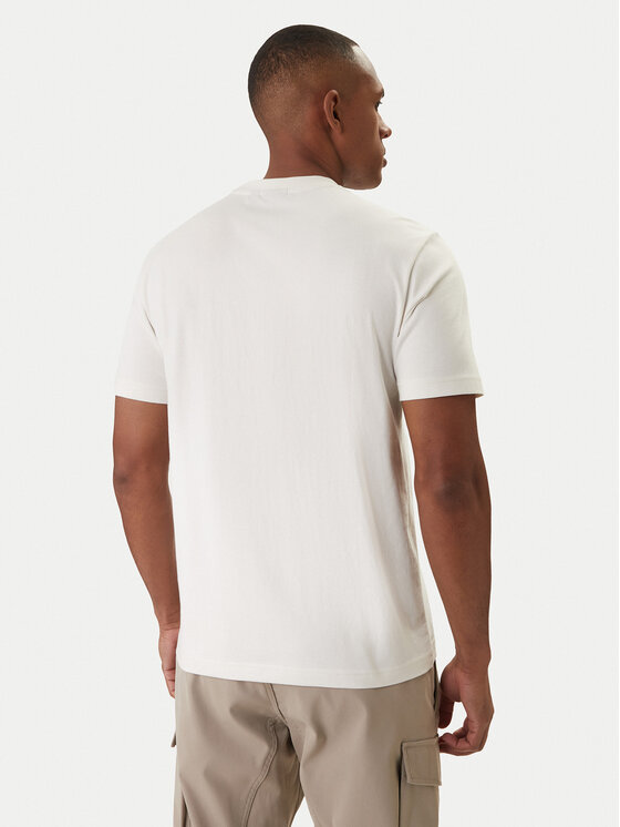 Napapijri Napapijri Tričko S-Box Logo NP0A4IFL Écru Regular Fit