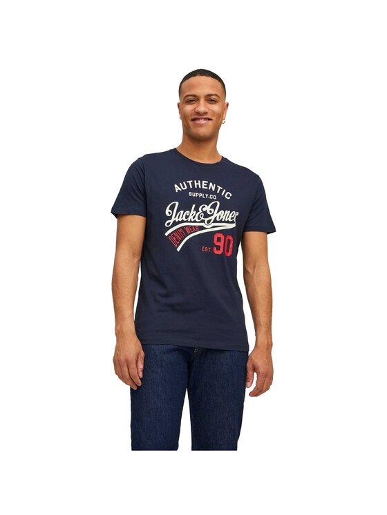Jack & Jones Jack & Jones T-Shirt 25262 Kolorowy Comfort Fit
