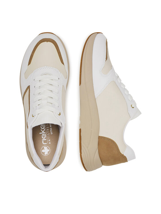 Rieker Rieker Sneakersy N8501-60 Beżowy