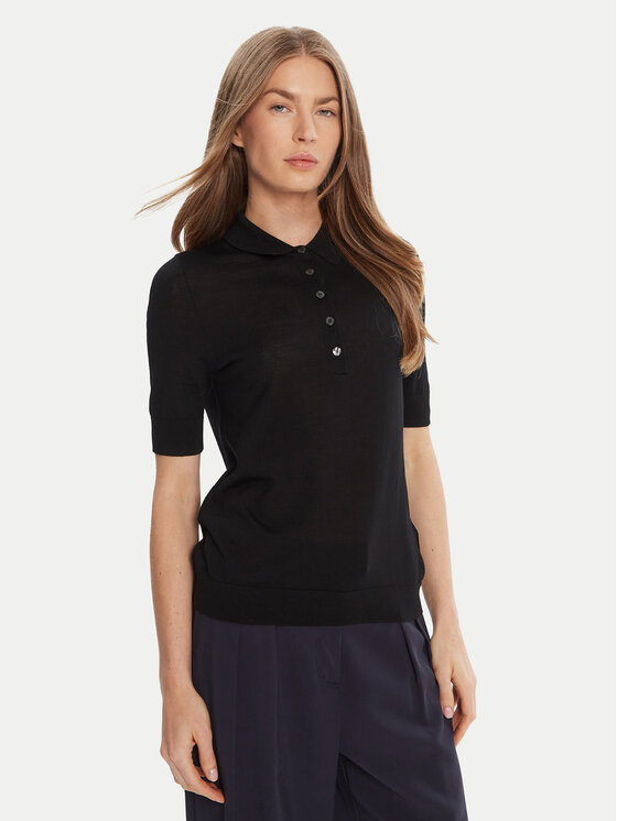 BOSS BOSS Polo marškinėliai Fidenka 50545015 Juoda Regular Fit