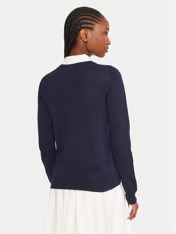 Lacoste Lacoste Светр AF4145 Cиній Regular Fit