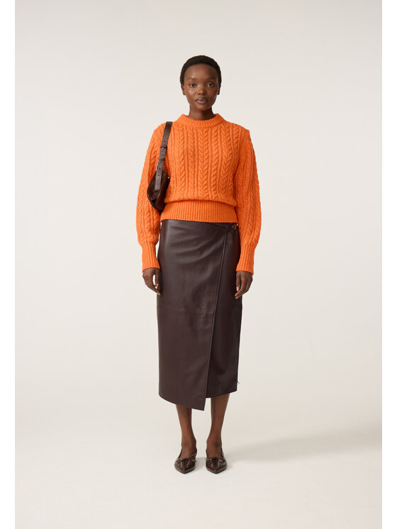 Fabienne Chapot Fabienne Chapot Sweter 6687-1381-173 Pomarańczowy Regular Fit