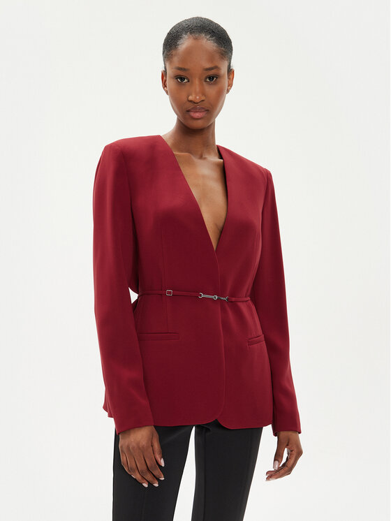 Calvin Klein Sako K20K207154 Červená Slim Fit
