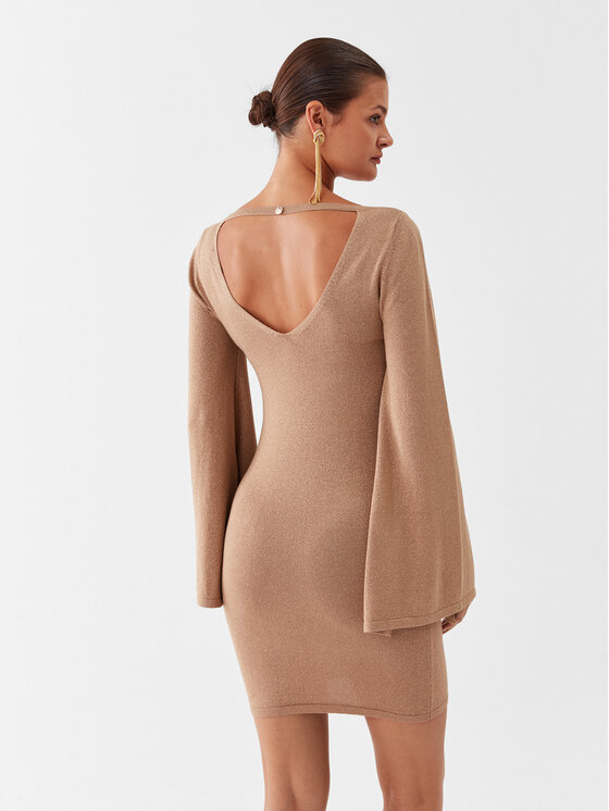 Liu Jo Liu Jo Rochie tricotată CF3189 MS32N Auriu Regular Fit