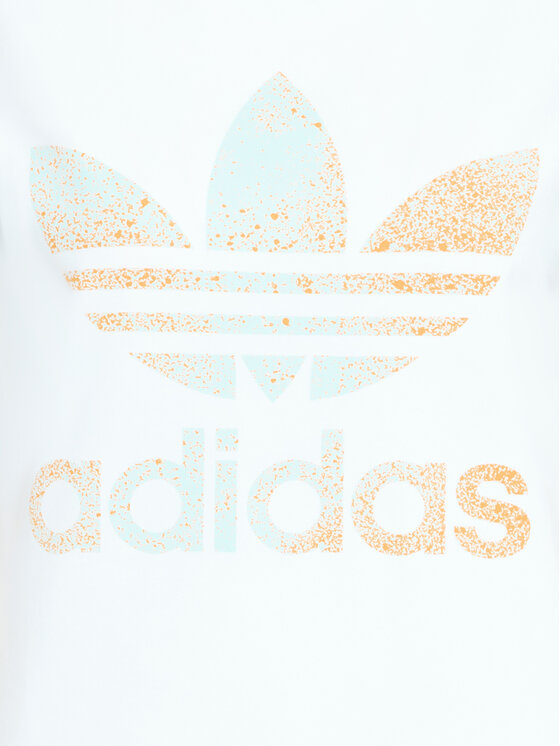 T-shirt Trefoil HL6605 Bianco Regular Fit