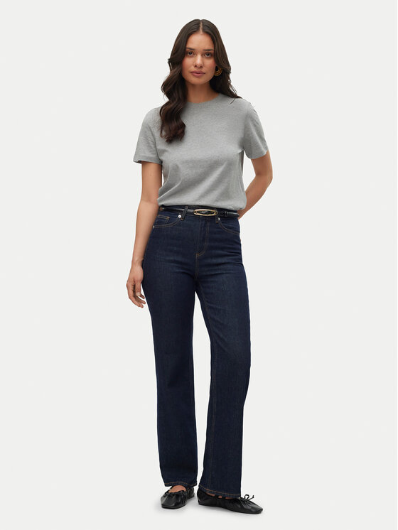 Vero Moda Vero Moda T-Shirt Paulina 10316991 Šedá Regular Fit