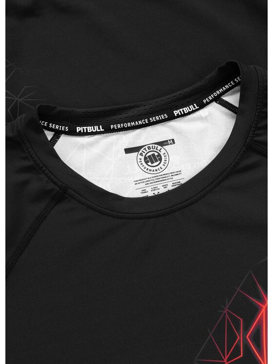 PITBULL PITBULL Koszulka techniczna RAY Czerwony Regular Fit