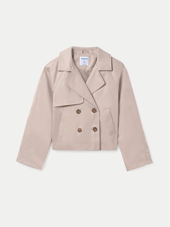 Mayoral Mayoral Trench 6410 Bež Regular Fit