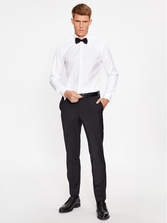 Eterna Hemd 8817/F392 Weiß Slim Fit CN6496