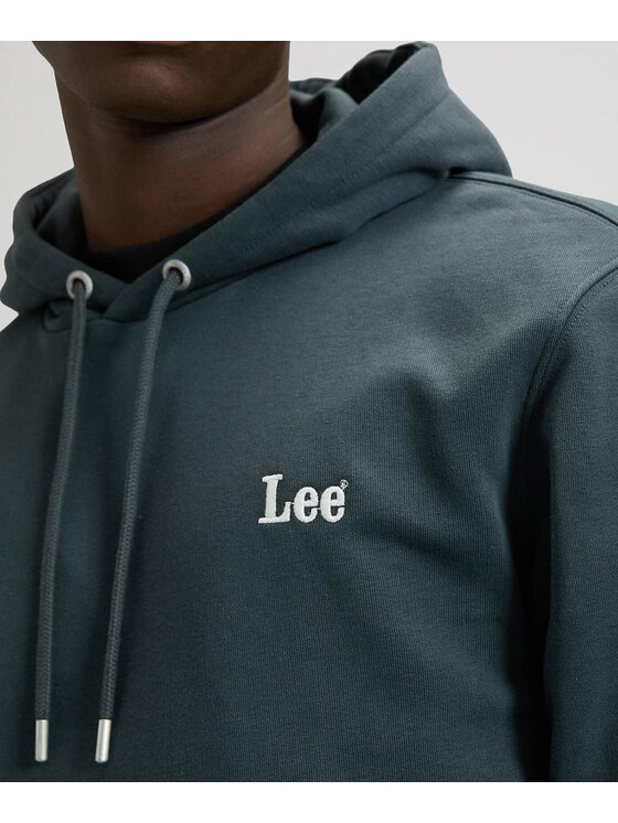 Lee Lee Bluza 112376424 Szary Regular Fit