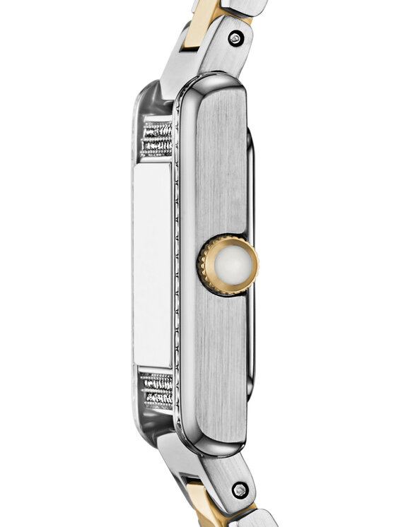 Emporio Armani Emporio Armani Ročna ura Genni AR11704 Srebrna