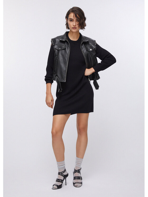 Liu Jo Liu Jo Vestito da giorno TA6186MS59L22222 Nero Regular Fit