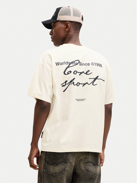 Jack & Jones Tricou Dust 12292982 Galben Loose Leg