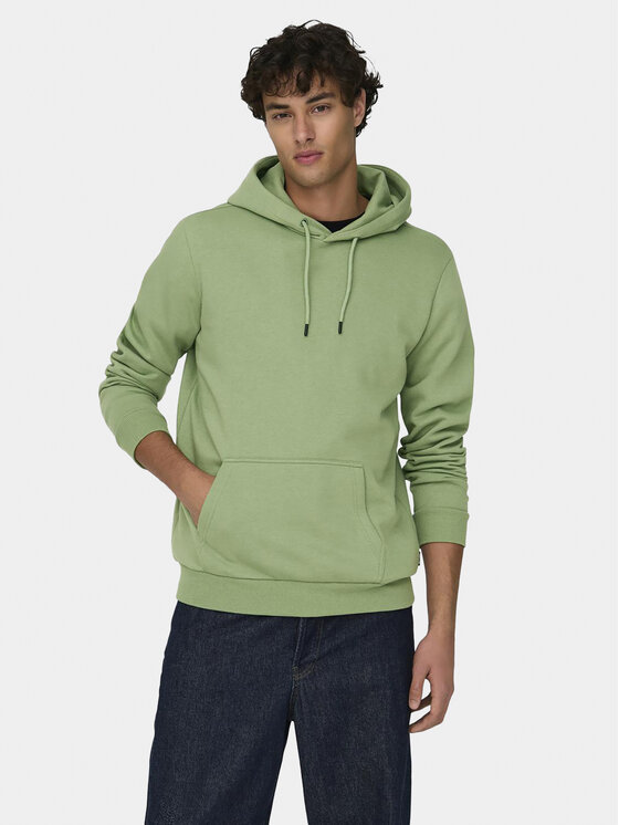 Only & Sons Only & Sons Pulóver Cares 22018685 Zöld Regular Fit