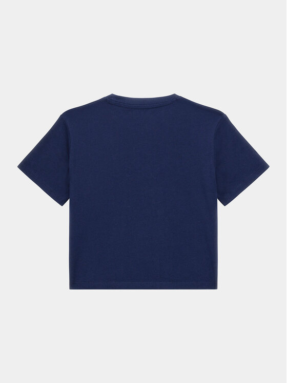 Guess Guess T-shirt J4RI18 K8HM4 Tamnoplava Regular Fit