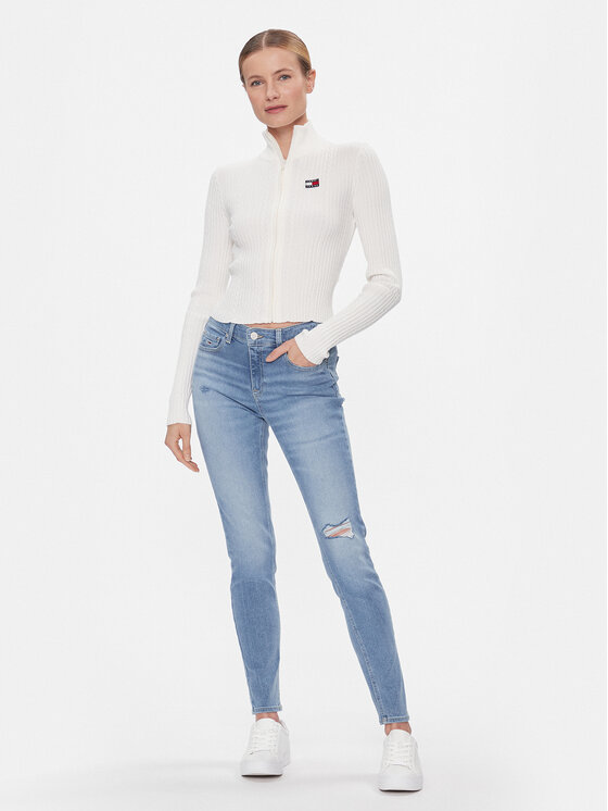 Tommy Jeans Tommy Jeans Traperice Nora DW0DW17168 Plava Skinny Fit