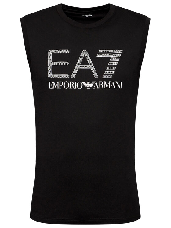 EA7 Emporio Armani TankTop 3KPT80 PJ02Z 1200 Schwarz Regular Fit