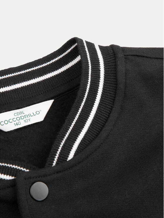 Coccodrillo Coccodrillo Mikina ZC4132601ABJ Čierna Regular Fit