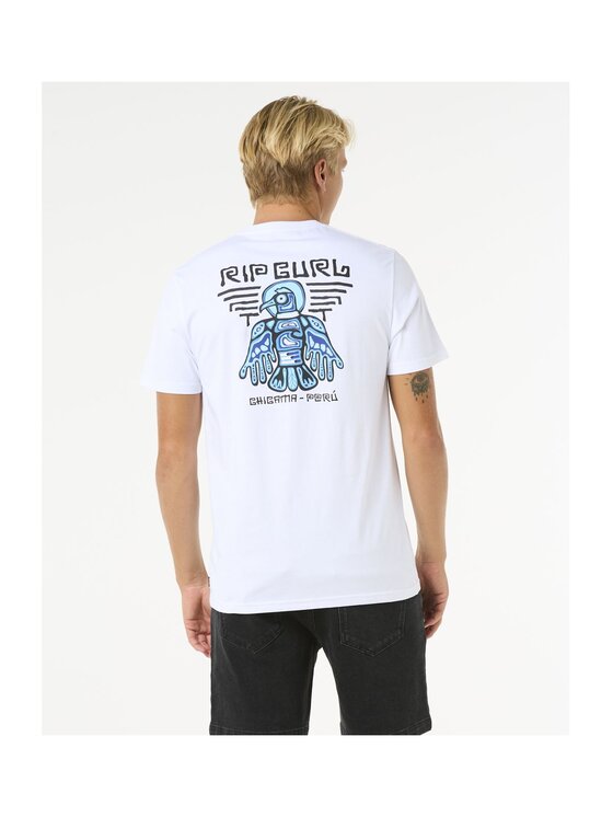 Rip Curl Rip Curl T-Shirt Desti Animals Tee Biały Standard Fit