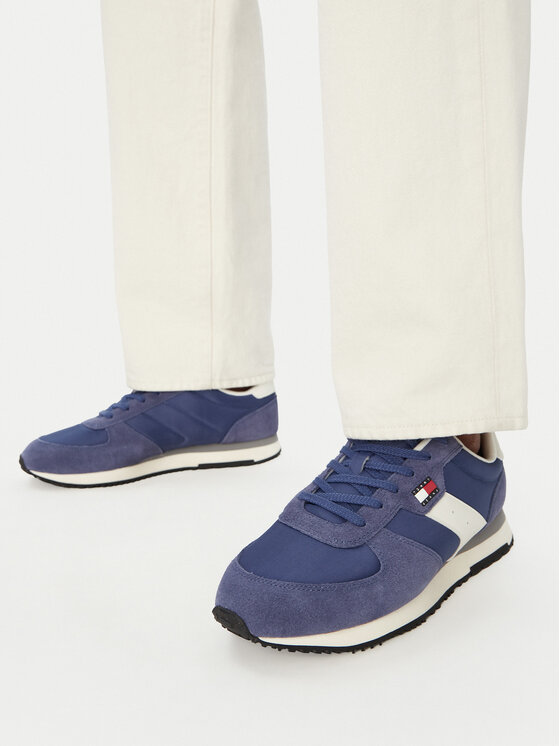 Tommy Jeans Sneakers Tjm Eva Runner Mix Material EM0EM01737 Albastru