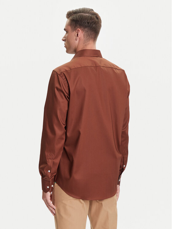 BOSS BOSS Koszula H-Joe 50545145 Beżowy Regular Fit