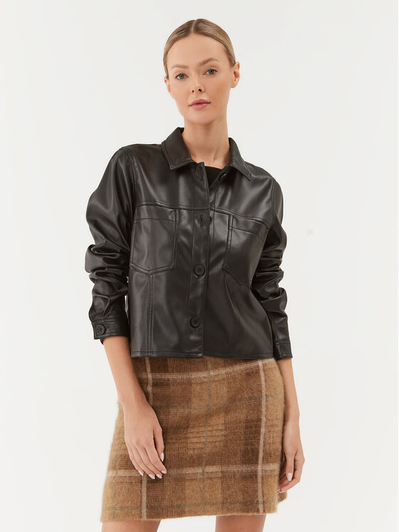 Noisy May Noisy May Πουκάμισο Marin 27028388 Μαύρο Relaxed Fit
