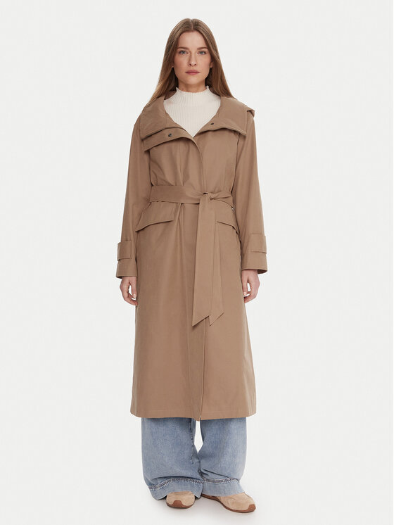 Tatuum Tatuum Cappotto di transizione Meggy T2503.003 Beige Regular Fit