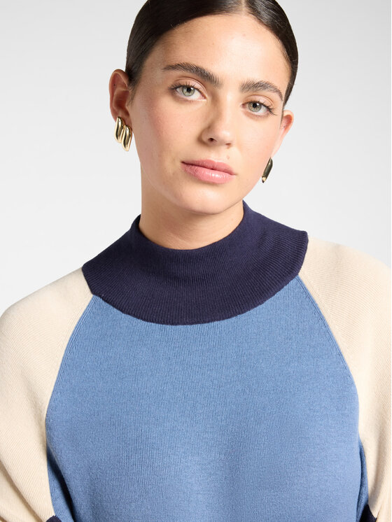 Elena Mirò Elena Mirò Sweter M057Z000819N0B2 Niebieski Over Fit