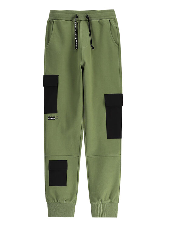 Coccodrillo Coccodrillo Jogginghose WC5120104GBJ Khakifarben Regular Fit