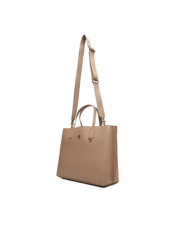 Tommy Hilfiger Tommy Hilfiger Käekott Th Distinct Satchel AW0AW17463 Beež