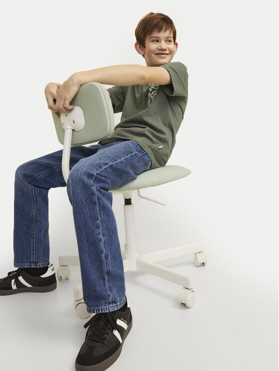 Jack & Jones Junior Jack & Jones Junior Jeansy Clark 12204021 Niebieski Regular Fit
