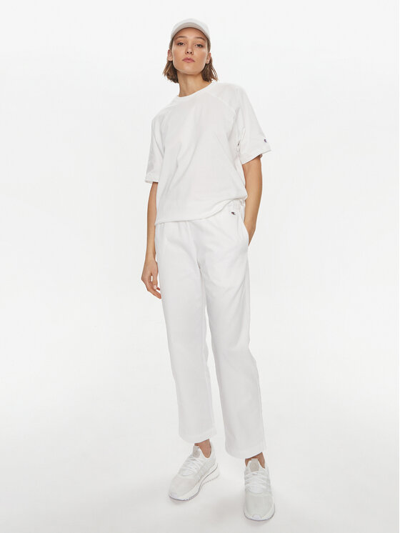 Champion Champion T-shirt 117351 Bijela Relaxed Fit