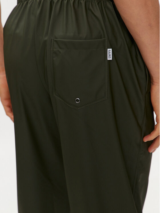 Rains Rains Панталони за дъжд Rain Pants Regular W3 18560 Зелен Regular Fit
