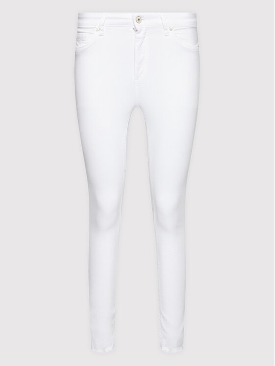 ONLY ONLY Jeansy Blush 15155438 Biały Skinny Fit