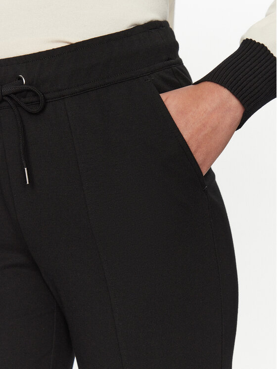 Olsen Olsen Kalhoty z materiálu 14002255 Černá Regular Fit