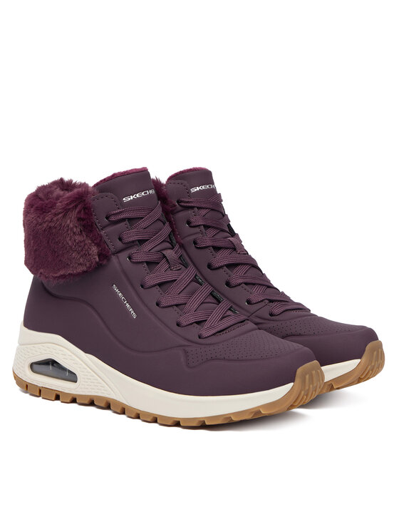 Skechers Skechers Ghete Uno Rugged 167274/WINE Vișiniu