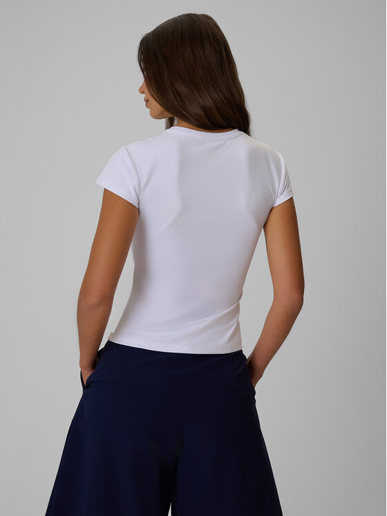 4F 4F T-Shirt COMMERCIAL Biały Slim Fit